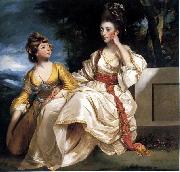 Portrait of Mrs. Thrale and her daughter Hester
